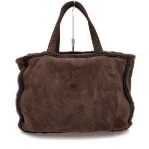 Chanel Bag Brown Suede Leather Bag